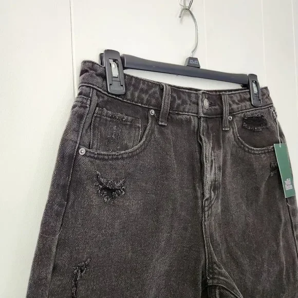 Wild Fable High-Rise Wide Leg Bermuda Jean Shorts - Picture 5 of 8